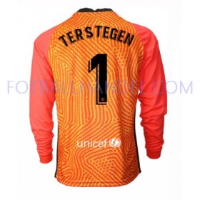 Herre Fotballdrakter Keeper FC Barcelona Ter Stegen 1 2020-21 Langermet M003
